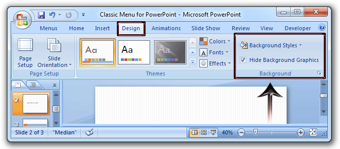 add background graphics in powerpoint for mac